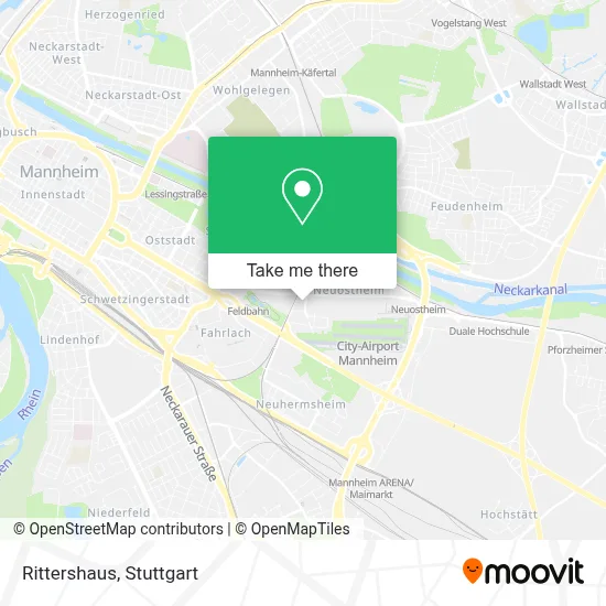 Rittershaus map