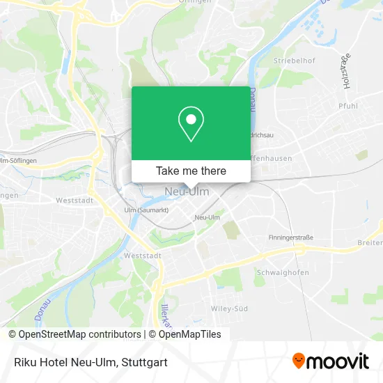 Riku Hotel Neu-Ulm map
