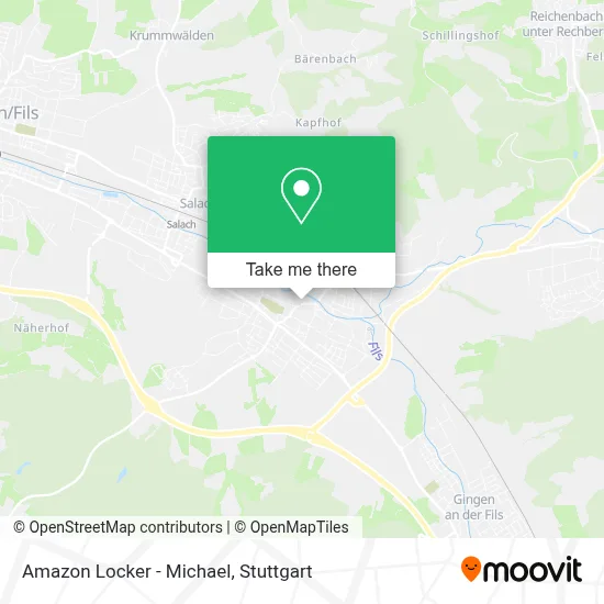 Amazon Locker - Michael map