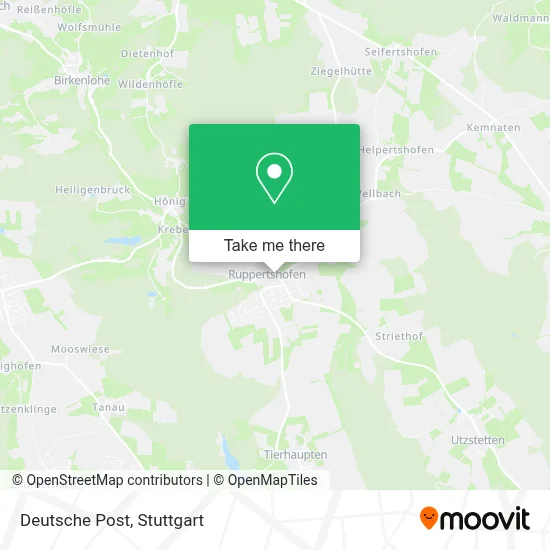 Deutsche Post map