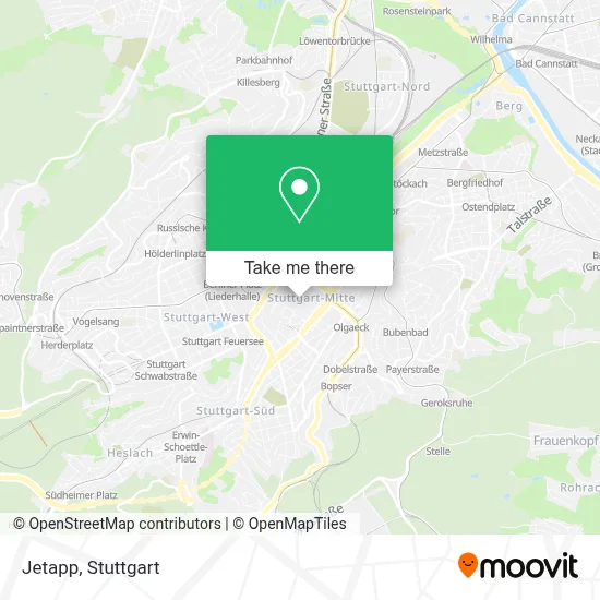 Jetapp map