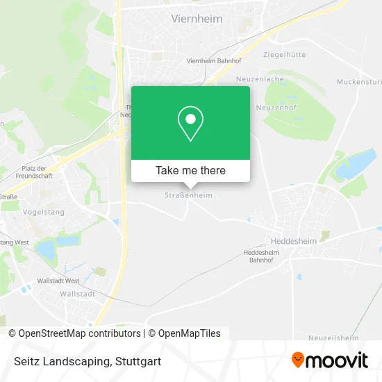 Seitz Landscaping map