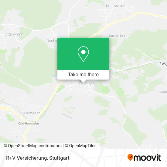 R+V Versicherung map