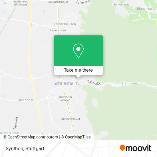 Synthon map