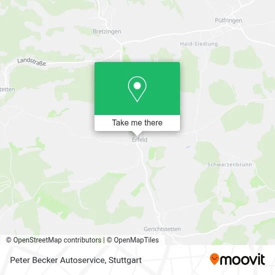 Peter Becker Autoservice map