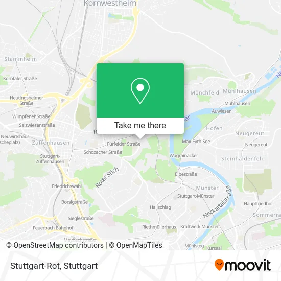 Stuttgart-Rot map