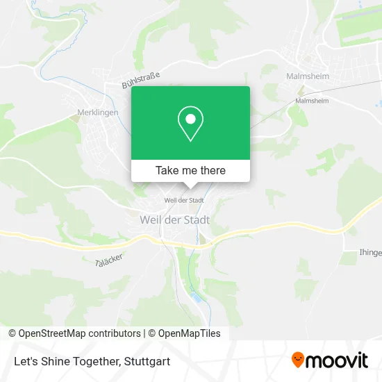 Let's Shine Together map