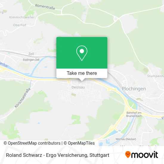 Roland Schwarz - Ergo Versicherung map