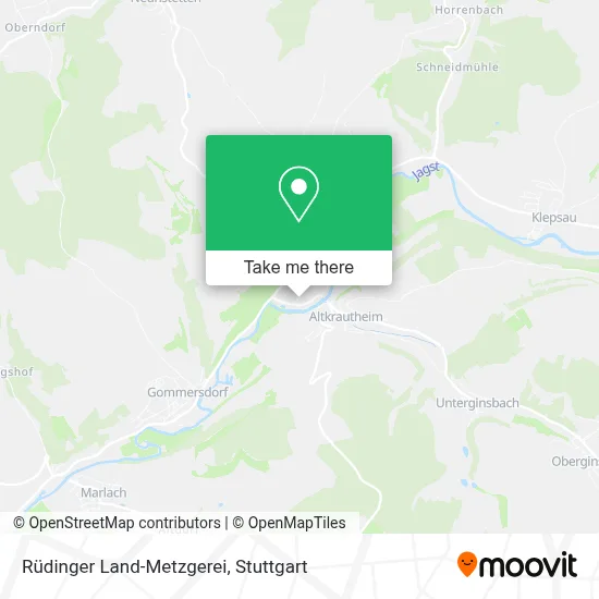 Rüdinger Land-Metzgerei map