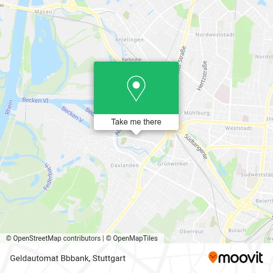 Geldautomat Bbbank map