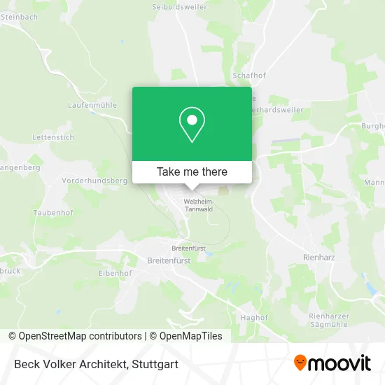 Beck Volker Architekt map