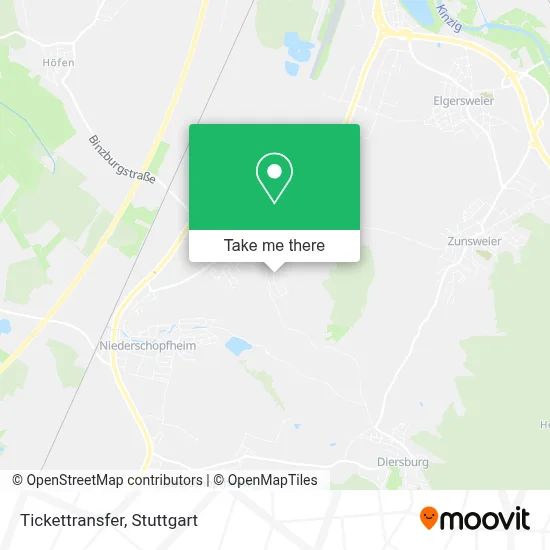 Tickettransfer map