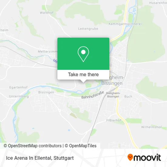 Ice Arena In Ellental map