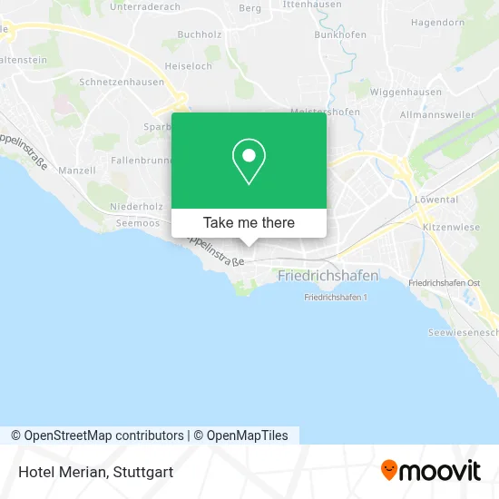 Hotel Merian map