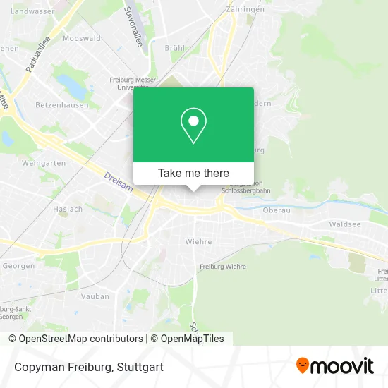 Copyman Freiburg map