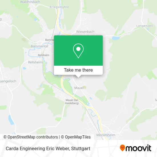 Carda Engineering Eric Weber map