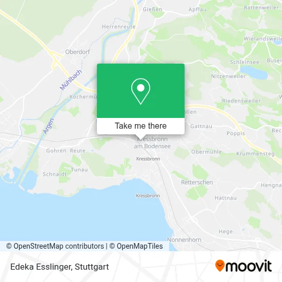 Edeka Esslinger map