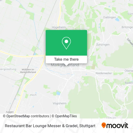 Restaurant Bar Lounge Messer & Gradel map