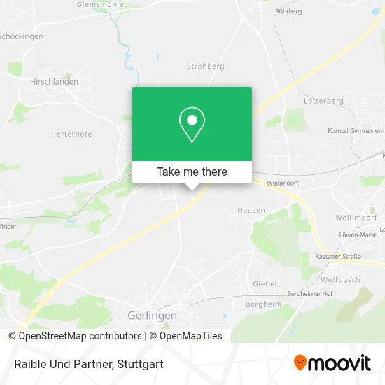 Raible Und Partner map