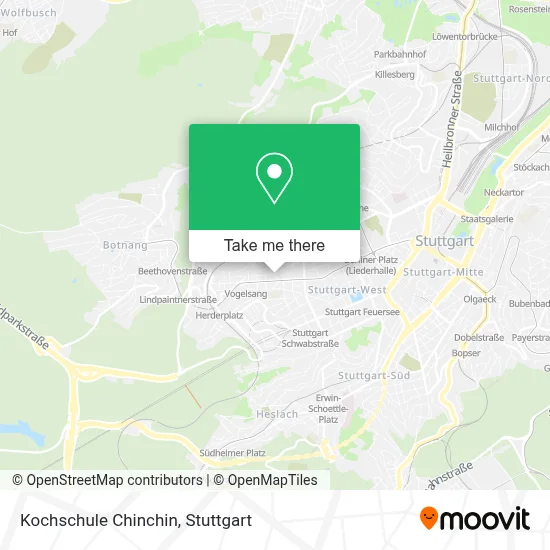 Kochschule Chinchin map