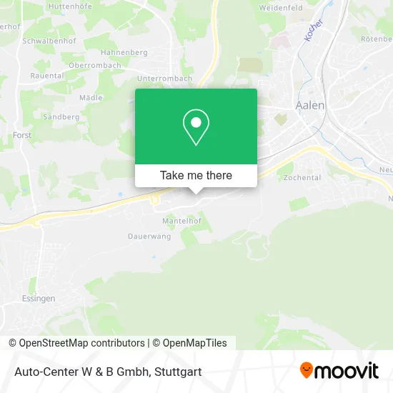 Auto-Center W & B Gmbh map
