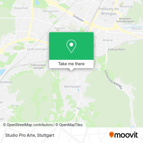 Studio Pro Arte map