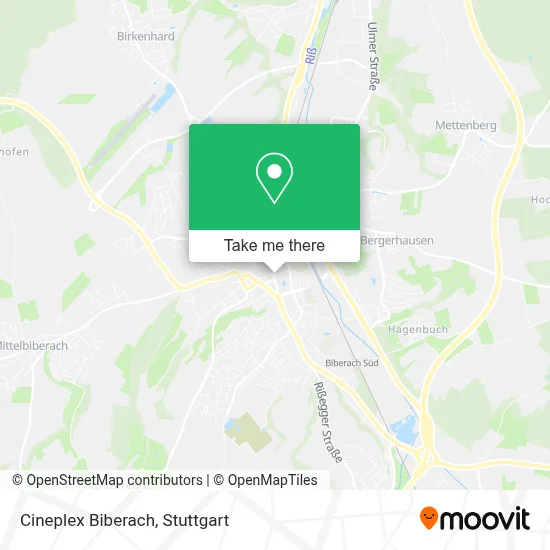 Cineplex Biberach map