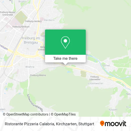 Ristorante Pizzeria Calabria, Kirchzarten map