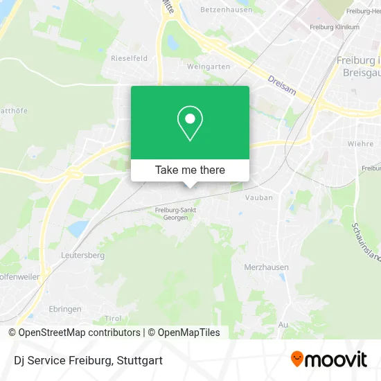 Dj Service Freiburg map