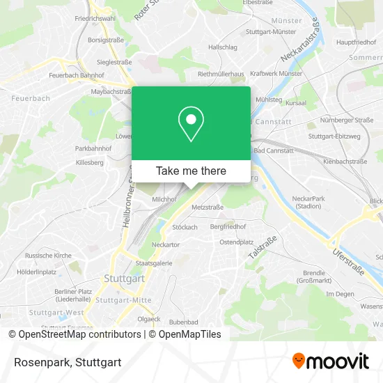 Rosenpark map
