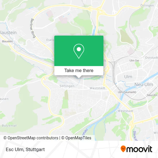 Esc Ulm map