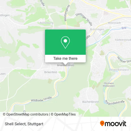 Shell Select map