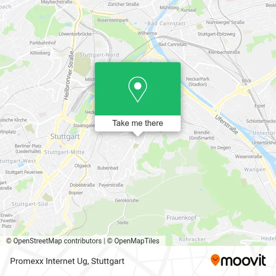 Promexx Internet Ug map
