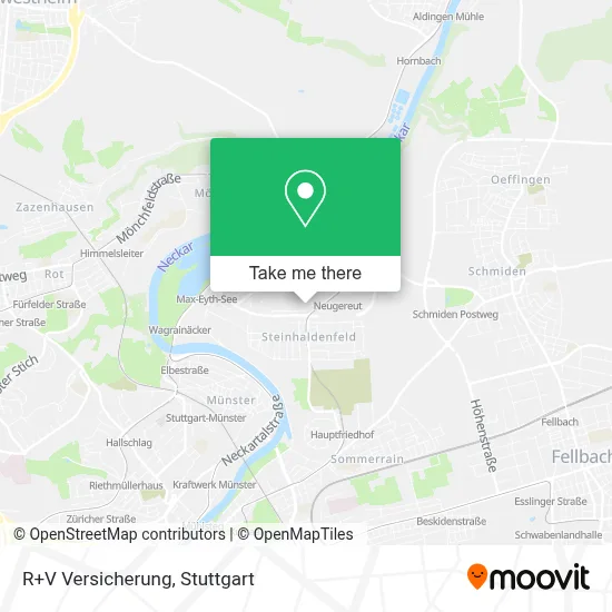 R+V Versicherung map