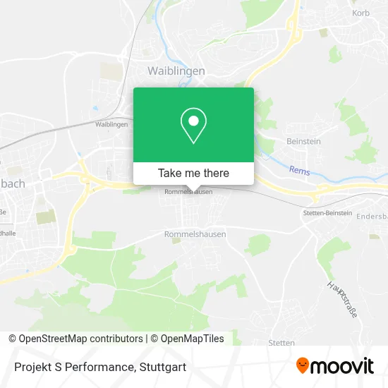 Projekt S Performance map