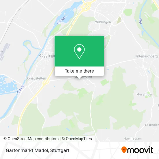 Gartenmarkt Madel map