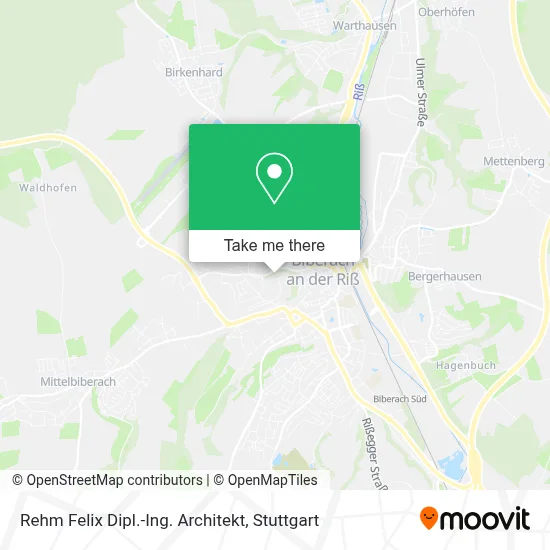Rehm Felix Dipl.-Ing. Architekt map