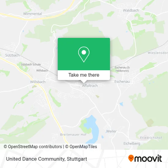 United Dance Community map