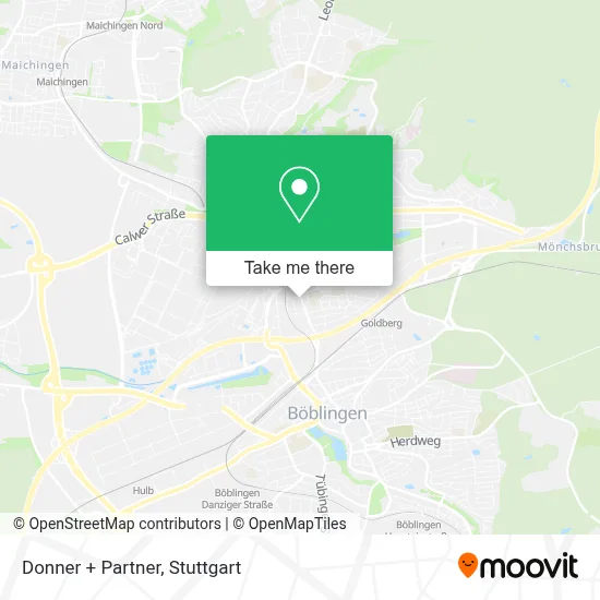 Donner + Partner map