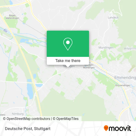 Deutsche Post map
