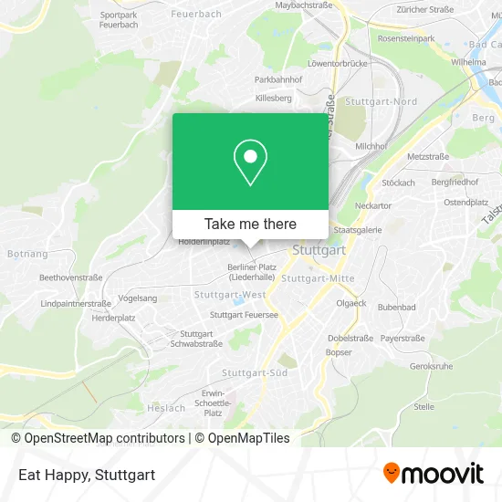 Eat Happy map