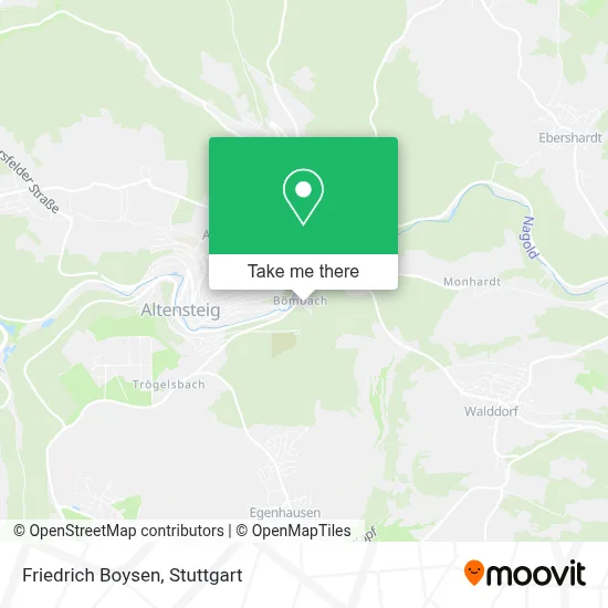 Friedrich Boysen map