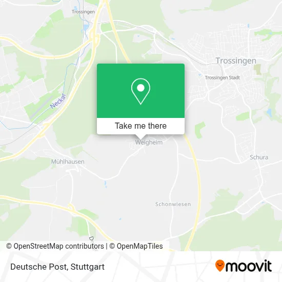 Deutsche Post map