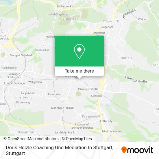 Doris Helzle Coaching Und Mediation In Stuttgart map