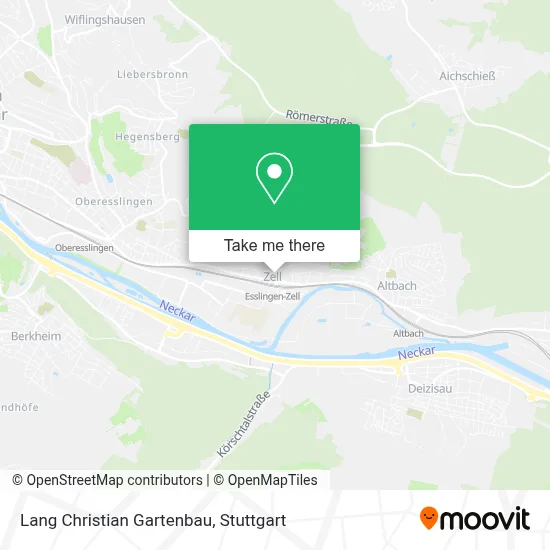 Lang Christian Gartenbau map
