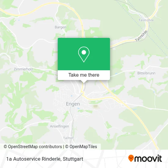 1a Autoservice Rinderle map