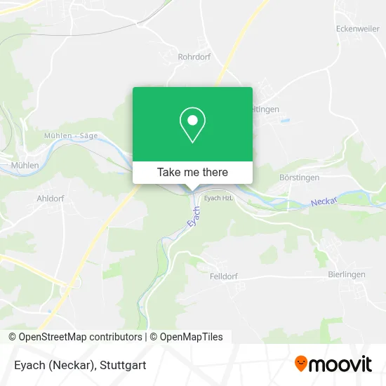 Eyach (Neckar) map