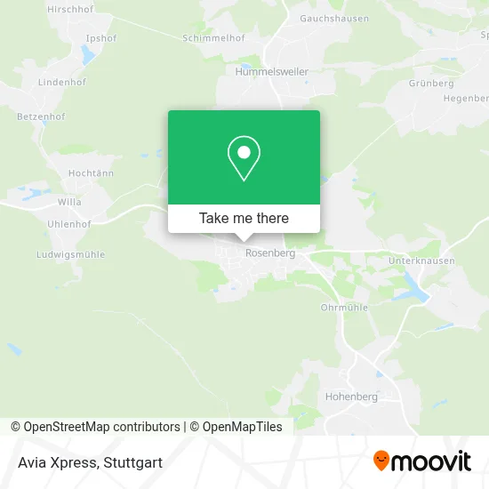 Avia Xpress map