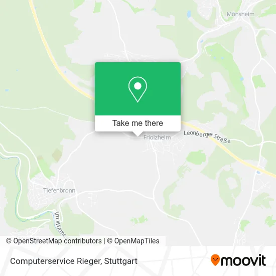 Computerservice Rieger map