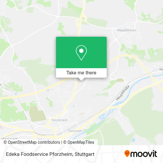 Edeka Foodservice Pforzheim map